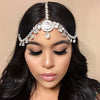 Silver Prom Wedding GODDESS Head piece Grecian Jewelry