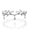 Zuri Silver Diamond Drop Tiara Crown