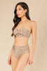 Beige Almond Bandage Swim Set