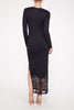 Paris Nights Black Lace Maxi