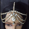 Tasha Gold Glass Stone Matha Patti Wedding Bridal Goddess Bohemian Hair Jewelry