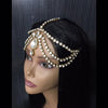 Tasha Gold Glass Stone Matha Patti Wedding Bridal Goddess Bohemian Hair Jewelry