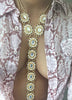 Gold Rhinestone Crystal Diamond Body Chain Body Jewelry