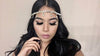 Venus Gold Goddess Drop Jeweled Head Chain Head Piece Hair Jewelry Grecian Bollywood Wedding