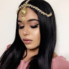 ROYAL Gold Pearl Matha Patti Wedding Bridal Goddess Bohemian