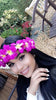 PURPLE Hawaiian Plumeria Flower Crown Floral Halo Boho Bohemian