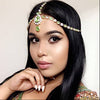 Lime Green Gem Goddess Hair Jewelry