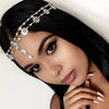 Silver Gold Flower Pearl Hair Jewelry Head Chain Head Piece