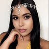 Silver Gold Flower Pearl Hair Jewelry Head Chain Head Piece