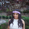 PURPLE Flower Crown Floral Halo Easter Boho Bohemian Beach Wedding