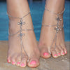 Silver Bohemiam Barefoot sandals