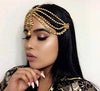 Persephone Gold Diamante Matha Patti Wedding Bridal Goddess Bohemian Boho Grecian Head Chain