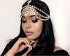 Penelope Silver Gold Rhinestone Jewels Wedding Goddess Hair Chain