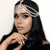 Penelope Silver Gold Rhinestone Jewels Wedding Goddess Hair Chain