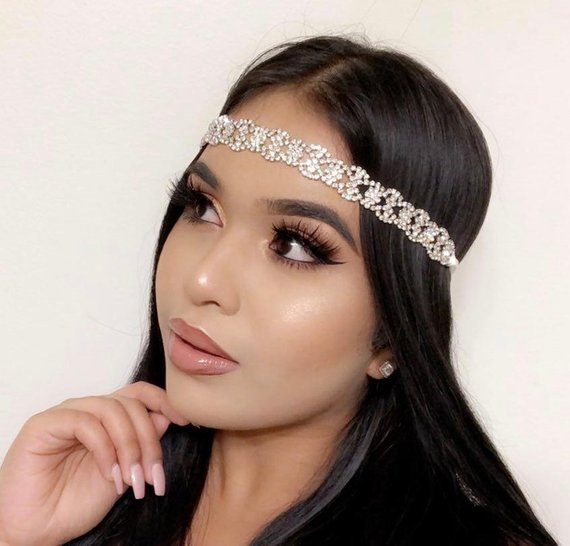 Maraja Rhinestone Wedding Prom Headband