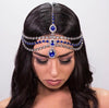 Penelope Blue Sapphire Wedding Hair Jewelry