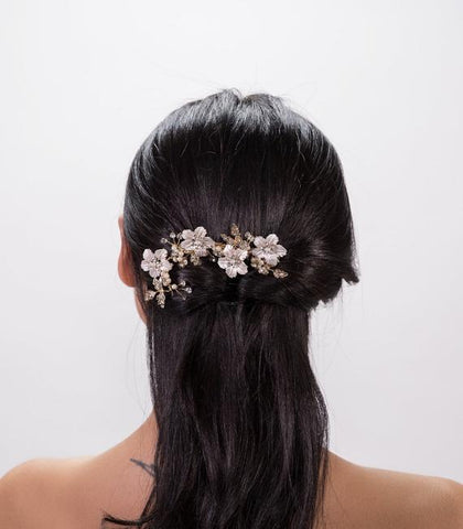 Wedding Floral Hair Comb