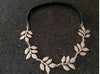 Gold Hera's Leaf Headband Grecian Goddess Wedding Bridal Metal Leaf