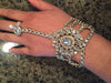 Victoria Gold Diamante Hand Jewelry Hand Panja Hand Chain