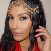 Giana Gold Diamante Matha Patti Wedding Bridal Goddess Bohemian Boho Grecian Head Chain