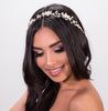 Rosemary Pearl Wedding Hair Vine