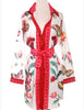 Garden Red Kimono Dress