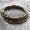 GOLD rope choker statement necklace stacked high fashion paris choker