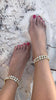 Diana Jeweled Anklets